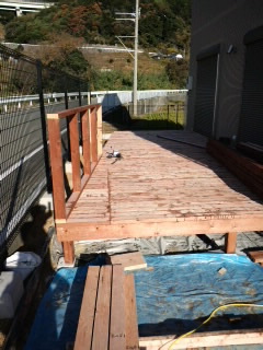 淡路 ウッドデッキ リフォーム Wood Work AMA 南あわじ 戸建て 建築