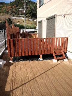 淡路 ウッドデッキ リフォーム Wood Work AMA 南あわじ 戸建て 建築