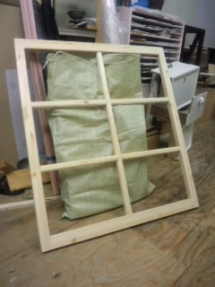 アンティーク 窓枠 Wood Work AMA 木工 家具 建具